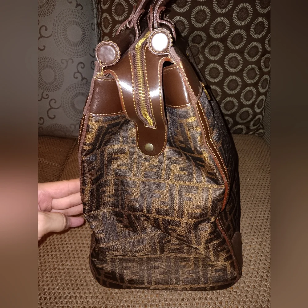 Fendi FF Ultra Rare Vintage Zucca Print Travel Bag - Picture 4 of 7